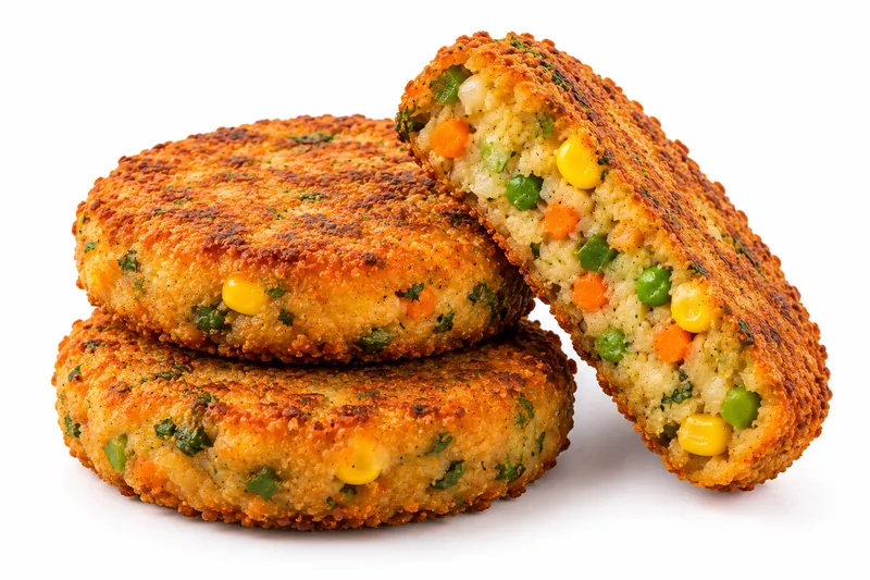 Mr. Chef frozen Veg Burger Patty, crispy vegetable patties