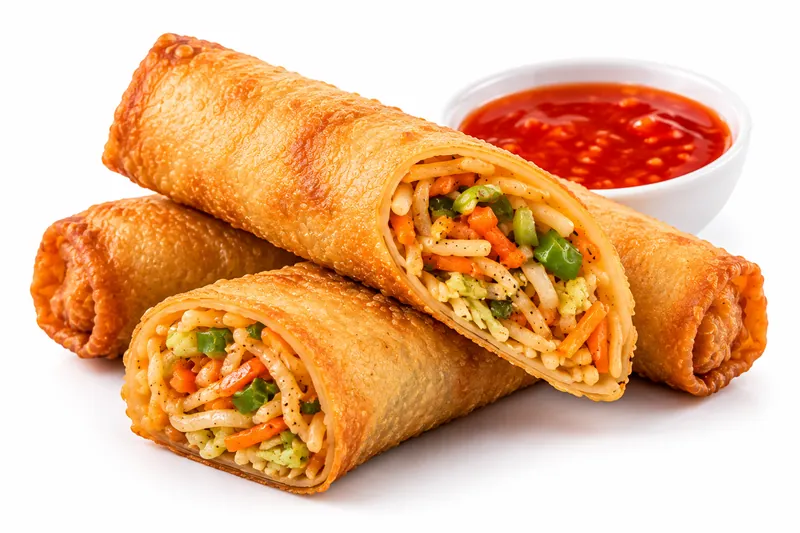 Mr. Chef frozen Noodle Spring Rolls with noodle and vegetable filling